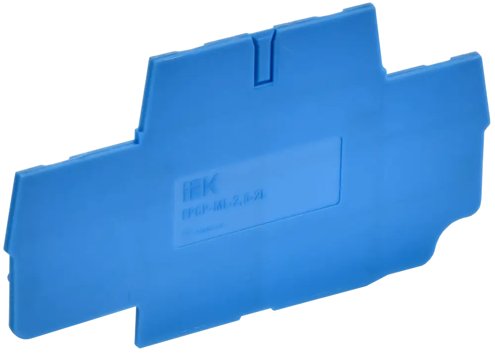 ARMAFIX Заглушка EPCXDL2.5 BU для колодки клеммной CXDL2.5 синяя IEK
