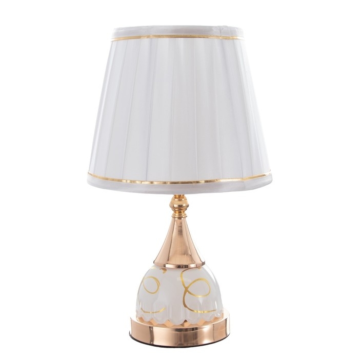 Лампа настольная с подсветкой 58087/1 1х40Вт Е27 золото 20х20х36 см RISALUX