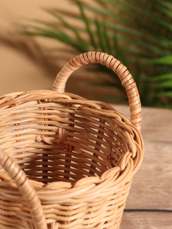 Корзина, 16х16х19 см, ротанг