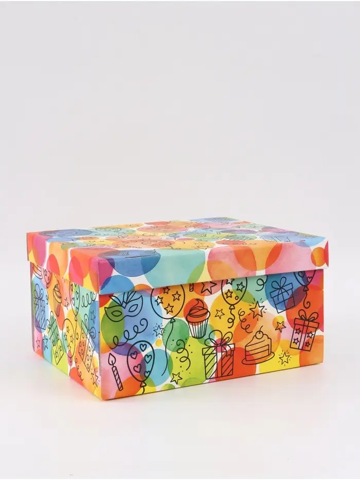 Коробка складная &laquo;День рождения&raquo;, 31 х 25,5 х 16 см