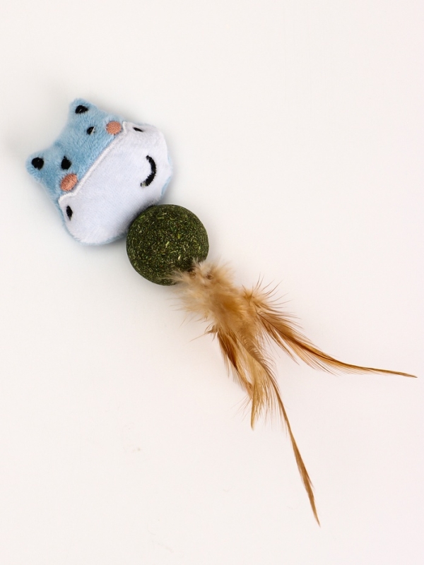 Игрушка с кошачьей мятой  Игрушка с кошачьей мятой "Животные", 18 см, Микс видов