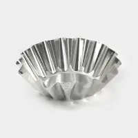 Форма для выпечки кекса, d=8.9 см, h=2.7 см, жесть, серебристая