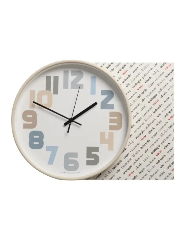 Часы настенные классические, бесшумные, плавный ход, d=30.5 см