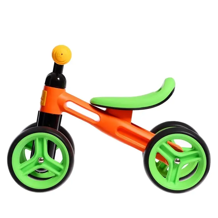 Беговел «Нордпласт», цвет оранжево-зелёный