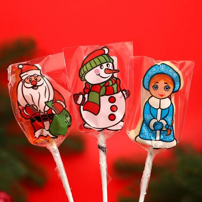 Карамель леденцовая новогодняя Карамель леденцовая новогодняя "Микс №1", 17 г