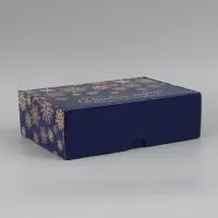 Коробка подарочная, самосборная &laquo;Новый год&raquo;,30.7&times;22&times;9.5 см