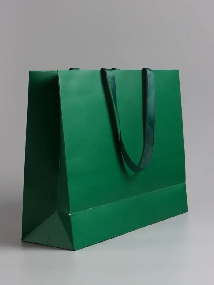 Пакет подарочный "Изумрудный", 40 х 32 х 13 см