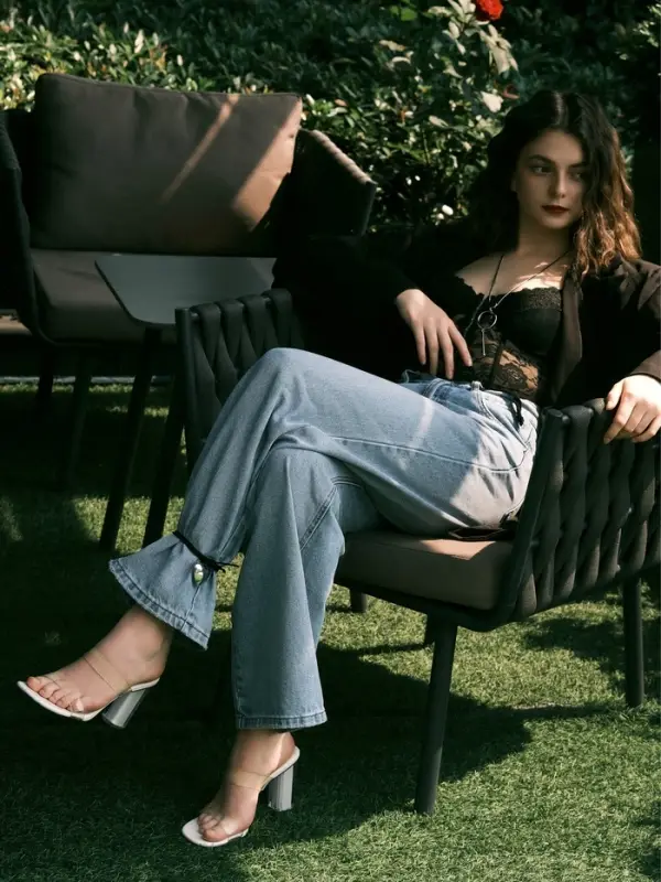 Чокер &laquo;Сердце&raquo;, крупное, металлик, чёрный в серебре, 60 см