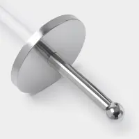 Ёршик для унитаза с подставкой &laquo;Звёзды&raquo;, 9&times;10&times;40 см, хром