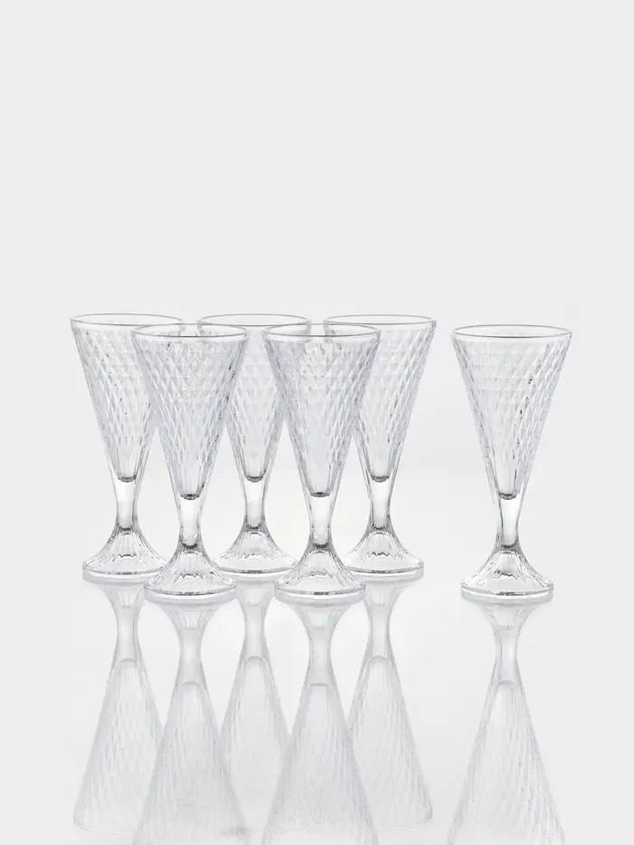 Набор бокалов для шампанского "Веллис" 6 шт