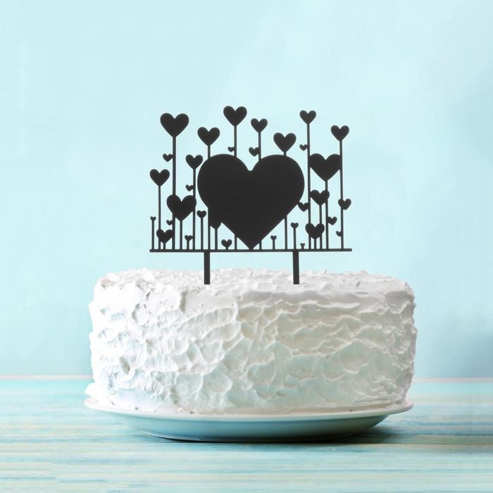 Топпер &laquo;Сердца&raquo;, цвета МИКС