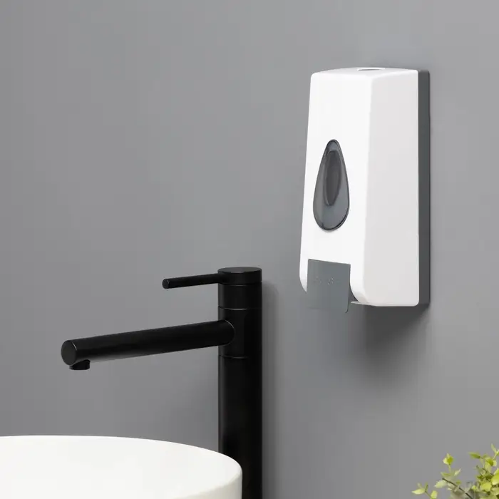 Диспенсер для жидкого мыла SAVANNA, механический, 600 мл, белый