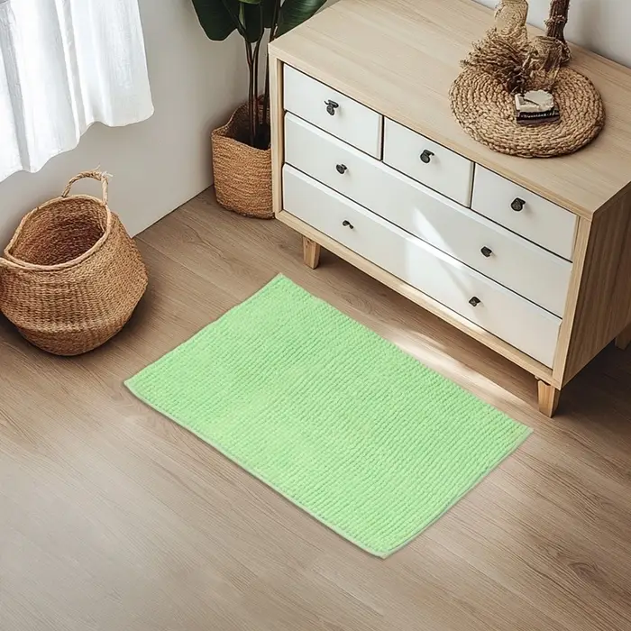 Коврик для дома Доляна &laquo;Букли&raquo;, 50&times;80 см, зелёный