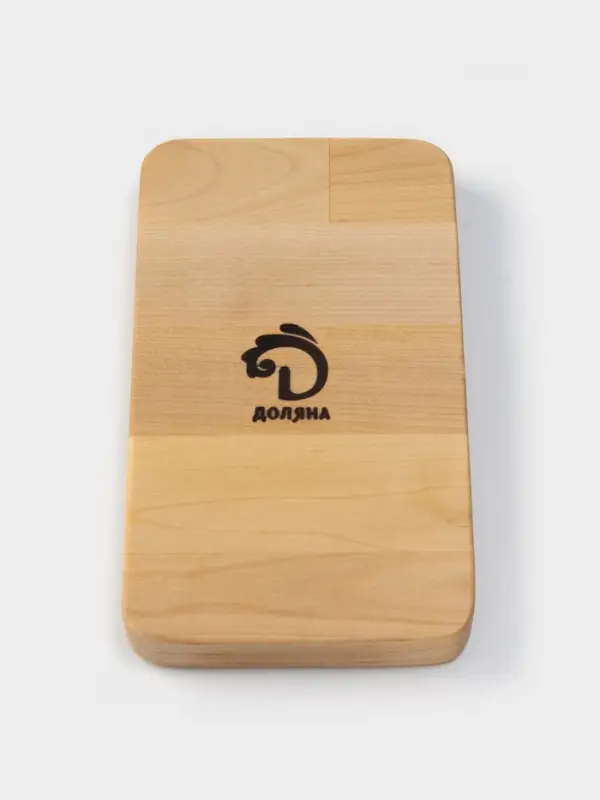 Менажница Доляна, 18&times;10 см, 1 секция, дерево берёза, пропитана маслом