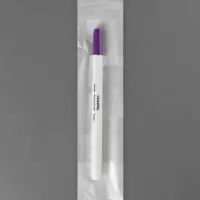 Маркер для ткани двусторонний, 16 см, самоисчезающий, удалитель чернил, фиолетовый, белый