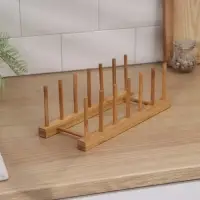 Подставка - сушилка для разделочных досок и крышек Доляна, 30&times;10, 6 мест, бамбук