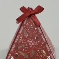 Бонбоньерки новогодние &laquo;Новый год&raquo;, набор 10 шт., 9&times;9 см