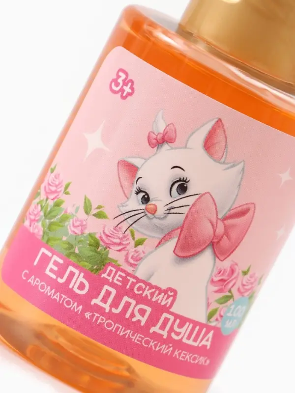Гель для душа детский, аромат: тропический кексик, 100 мл, Кошечка
