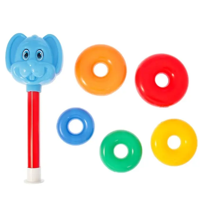 Пирамидка детская &laquo;Зайка&raquo;, 5 колец