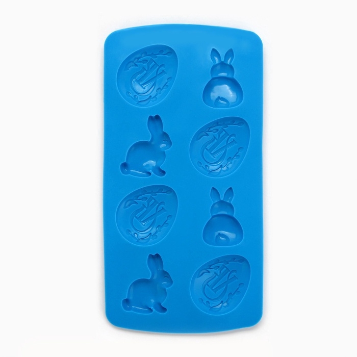 Силиконовая форма для выпечки на Пасху «Зайки», 10.6 х 20.7 см Силиконовая форма для выпечки на Пасху «Зайки», 10.6 х 20.7 см