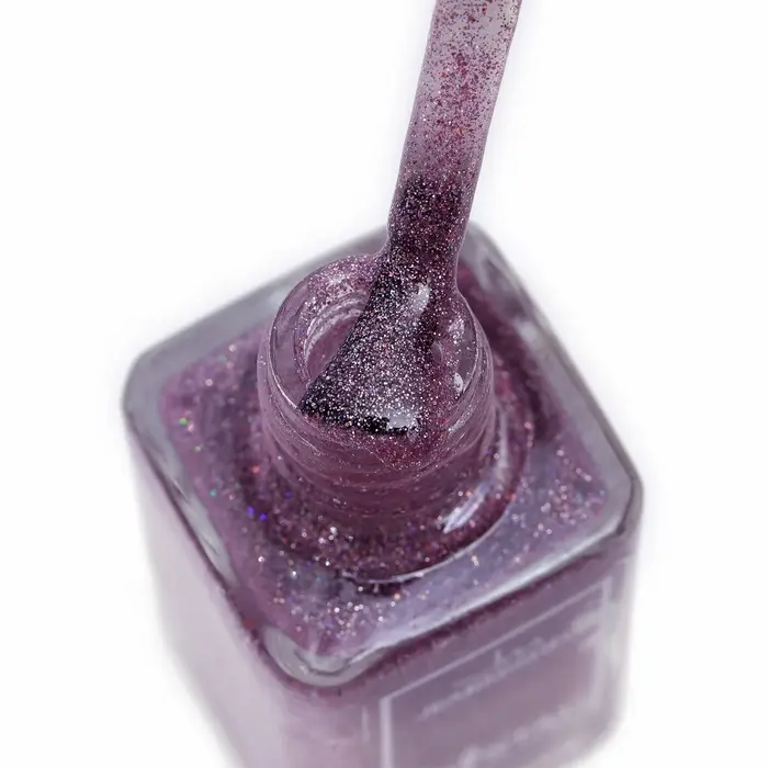 Лак для ногтей с эффектом голографии 3D частиц Jeanmishel, CRYSTAL, тон 710, 6 мл