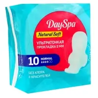 Прокладки Day Spa Ultra Natural нормал, софт, 10 шт.