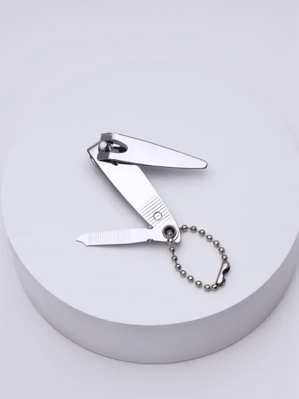 Кусачки книпсер маникюрные, с пилкой, 5.5 см, в коробке