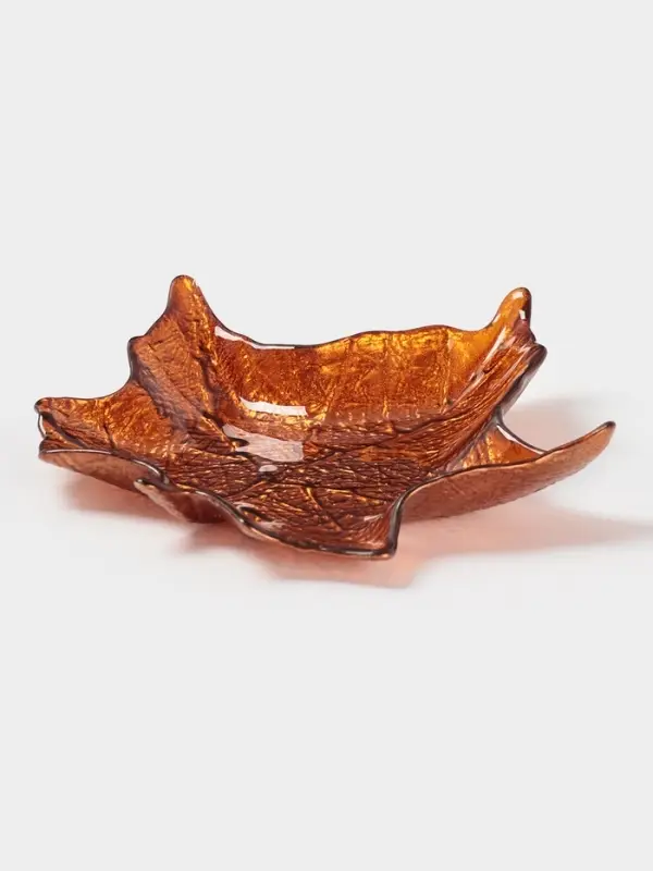 Блюдо сервировочное "КРАСКИ ОСЕНИ" 17 см, клен