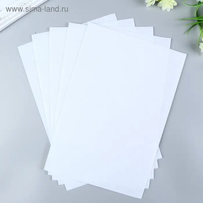 Фетр жесткий 1 мм 20×30 см белый