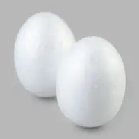 Яйцо из пенопласта, размер 7&times;4.5 см, 2 шт.