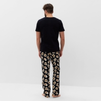 Пижама мужская KAFTAN "Good mo" размер 48,черный