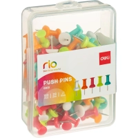 Кнопки Гвоздики Deli E0031 Essential l=23мм ассорти (упак.:100шт)