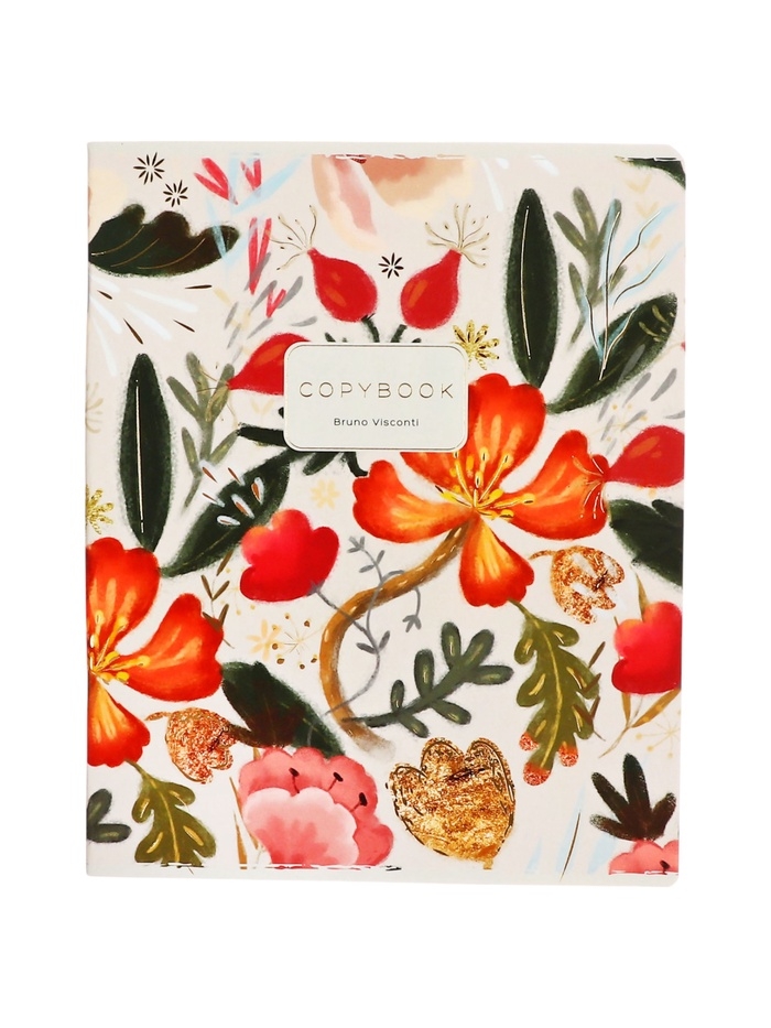 Тетрадь 48л кл BLOOM FLOWERS, МИКС