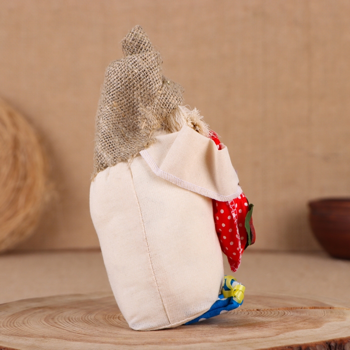 Оберег-домовой Оберег-домовой "Андрейка с мешком", 19х15х15 см, микс