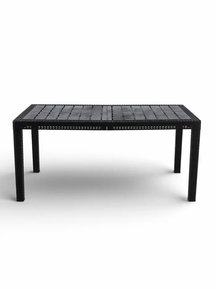 Стол садовый Rattan, 153.2&times;78.9&times;70.1 см, пластиковый, цвет горький шоколад