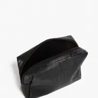 Косметичка ONE COLOR, на молнии, искусственная кожа, чёрная