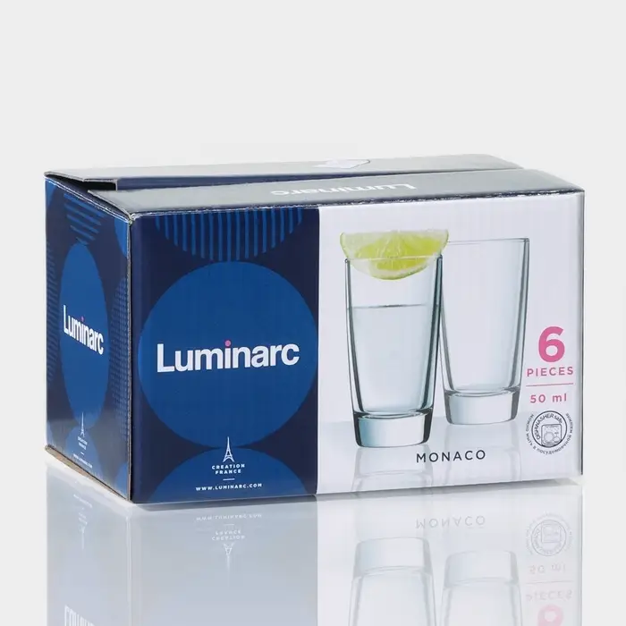 Набор стопок - шотов Luminarc &laquo;Монако&raquo;, 50 мл, 6 шт., стекло, прозрачный