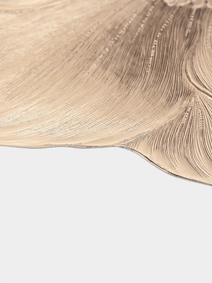 Набор салфеток для стола Доляна &laquo;Цветок&raquo;, 38&times;38 см, 4 шт., ПВХ, золотистый