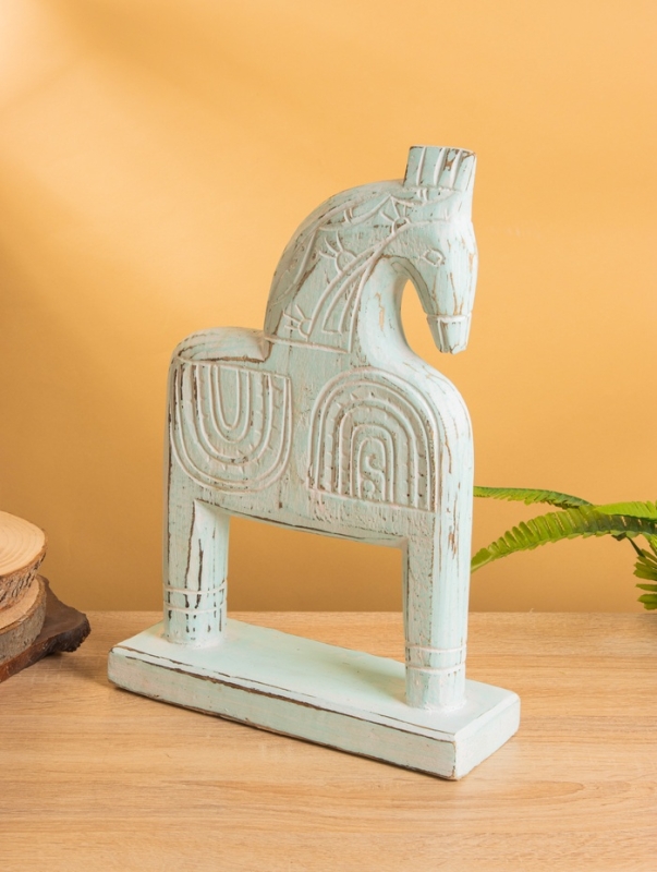Сувенир «Конь», 25×8.5×37 см, дерево, мятный Сувенир «Конь», 25×8.5×37 см, дерево, мятный