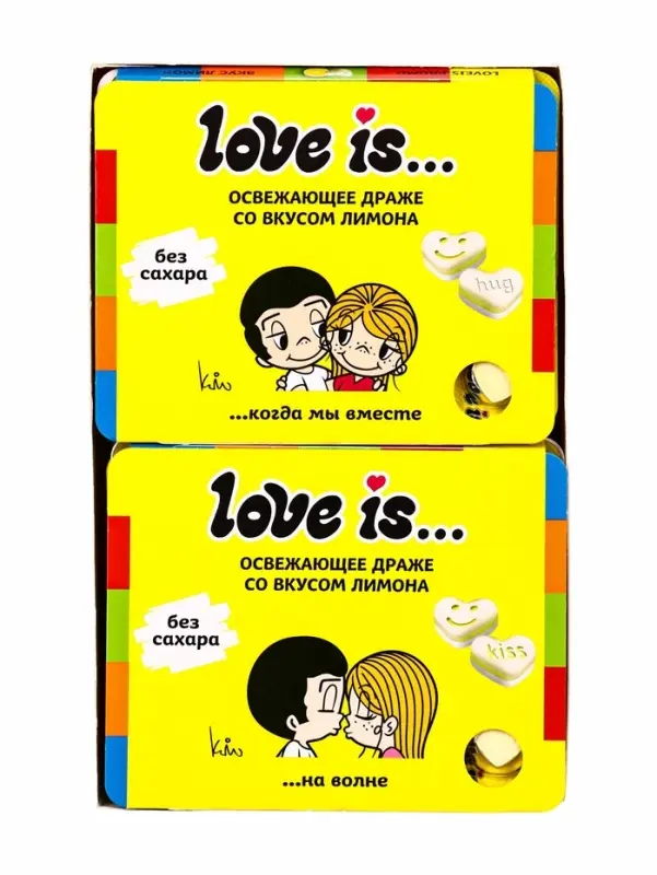 Освежающие конфеты Love is, со вкусом мяты в блистере, 10.8 г
