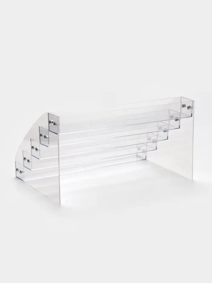 Подставка под лаки 5 этажей, 31.3&times;17.8&times;22.4 см, оргстекло 2 мм
