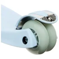 Самокат GRAFFITI Baby, колёса световые PU 120/70 мм, ABEC 7, серый