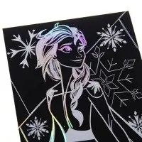 Гравюра детская «Холодное сердце». А5, с цветным эффектом