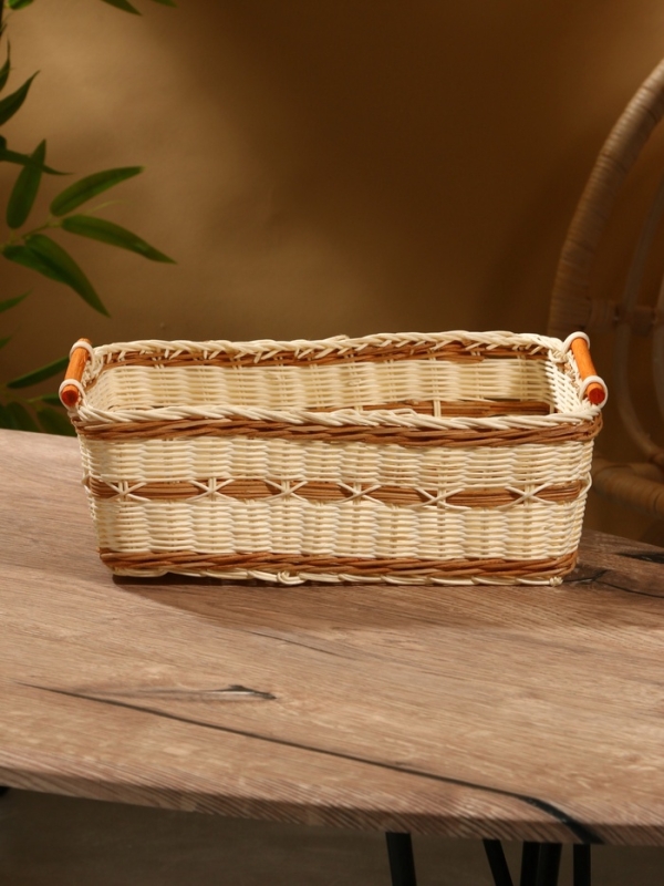 Корзина плетеная 30x22x11 см, ротанг
