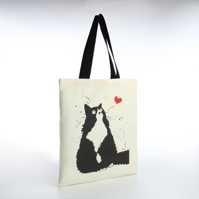 Сумка шопер без застёжки, из текстиля, цвет бежевый Сумка шопер без застёжки, из текстиля, цвет бежевый