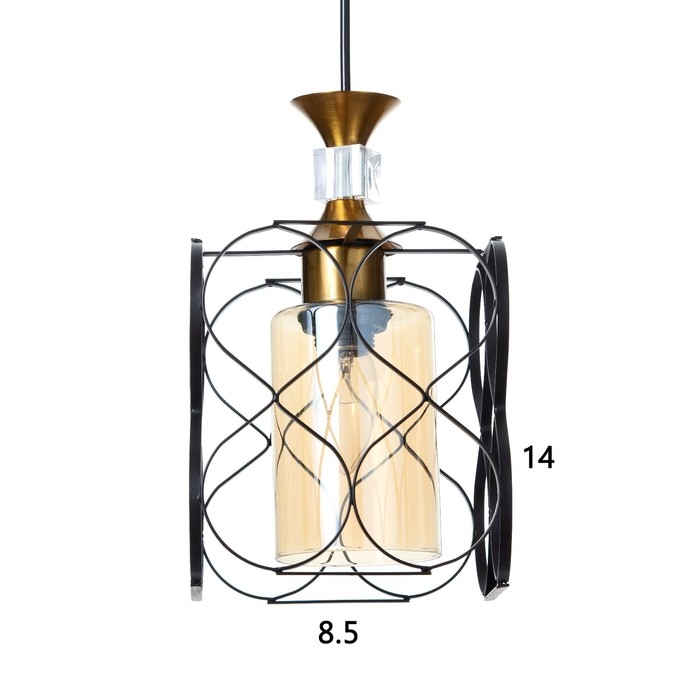 Светильник BayerLux Светильник BayerLux "Инфинити" E27 40Вт черный 15,5х15,5х18-118 см