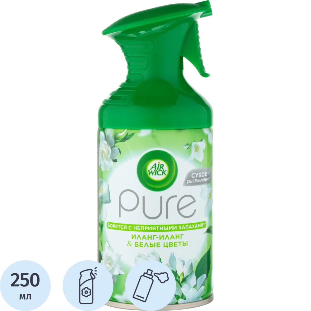 Освежитель воздуха Air Wick Pure в аэр уп Вдох цвет Иланг-илангБелЦвет250мл