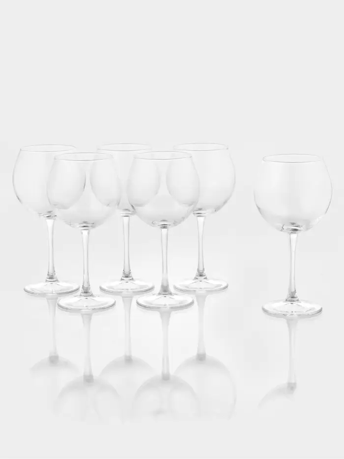 Набор бокалов для вина Paşabah&ccedil;e Enoteca, 655 мл, 6 шт., стекло, прозрачный