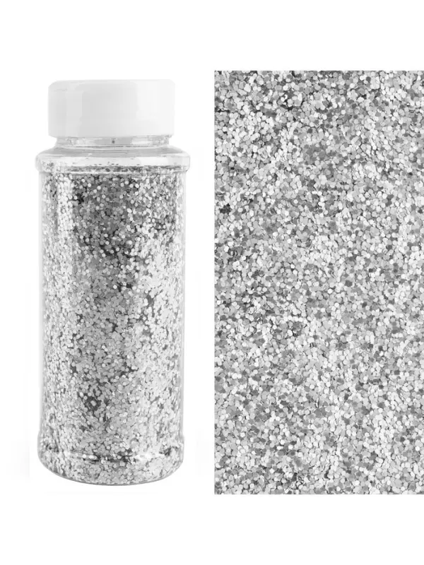 Конфетти «Шестиугольники» серебро, голография, 0.1 см, 90 г Конфетти «Шестиугольники» серебро, голография, 0.1 см, 90 г