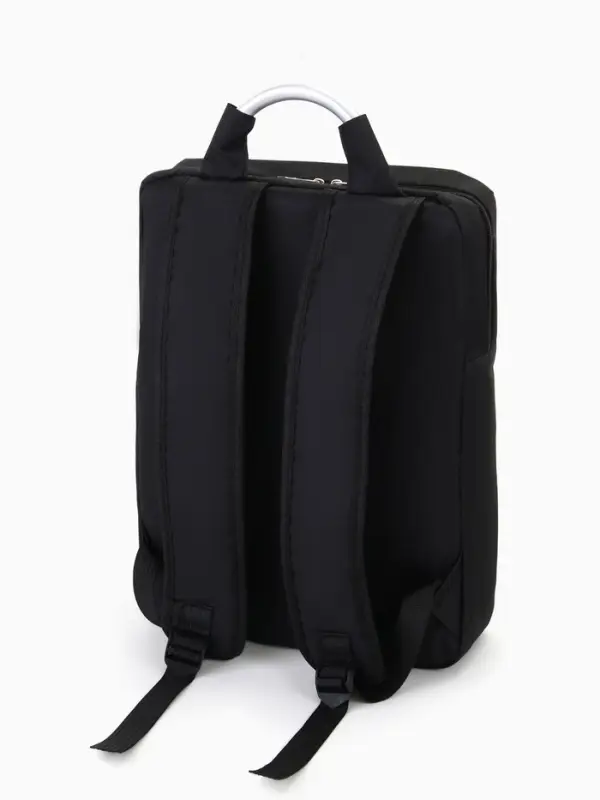 Рюкзак городской на молнии, наружный карман, размер 29&times;11&times;43 см, чёрный